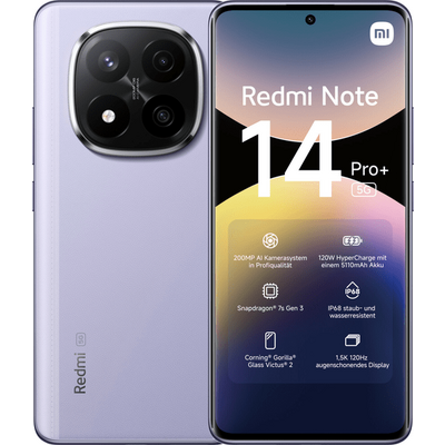 Xiaomi 60824/ REDMI NOTE 14 PRO+ 5G 12+512GB LAVENDER PURPLE