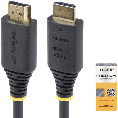 Startech.com PREMIUM CERTIFIED HDMI CABLE 3M HDMI CORD/4K 60HZ/HDR10/ARC