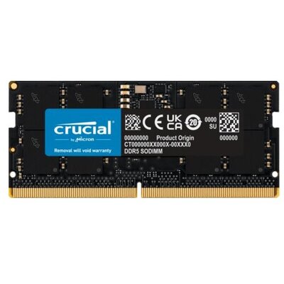 CRUCIAL NB Memória DDR5 16GB 5600MHz CL46 SODIMM