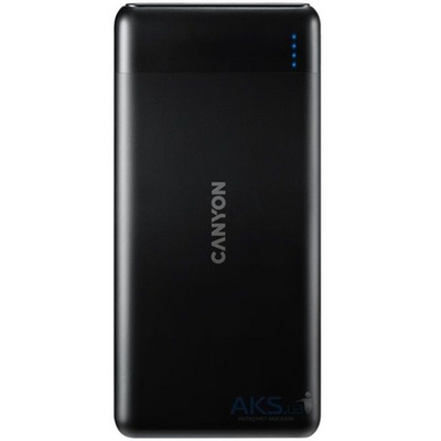 Canyon CNE-CPB1007B 10000mAh LiPo powerbank fekete (QC3.0)