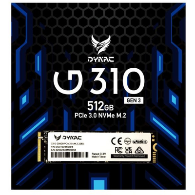 Dynac 512GB M.2 2280 NVMe G310