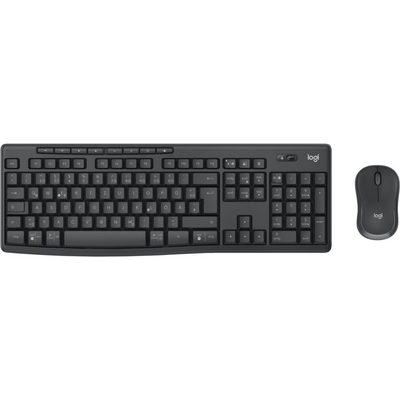 Logitech MK370 Wireless billentyűzet + optikai egér Black DE