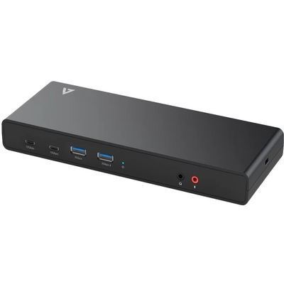 V7 USB-C DISPLAYLINK DUAL 4K DOCK 100W PD 2X HDMI 2X DP GB RJ45