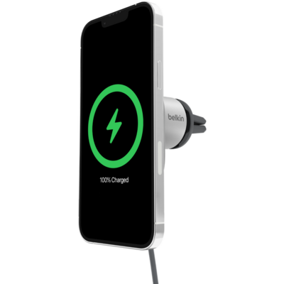 Belkin BOOSTCHARGE MAGNET KABELLOSES QI2(15W) OHNE KFZ-NETZTEIL WEI