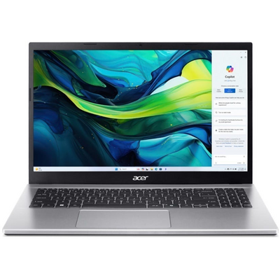 ACER Aspire AG15-42P-R551, 15.6" FHD, AMD Ryzen 5 5625U, 8GB, 512GB SSD, UMA, DOS, ezüst