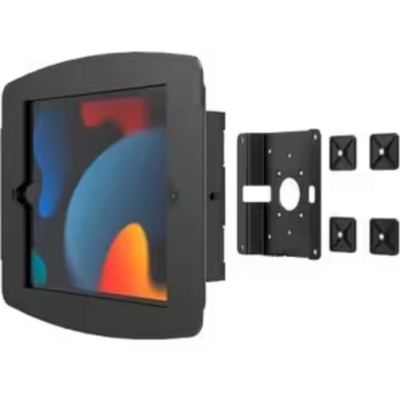 Self Positioning IPAD 10.2-INCH GLASS MOUNT BLACK