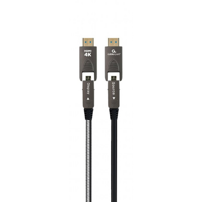 Gembird CCAP-HDMIDD-AOC-10M Active Optical AOC High speed HDMI D-A cable with Ethernet AOC Premium Series 10m Black