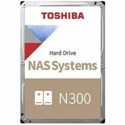 Toshiba N300 NAS HARD DRIVE 10TB 3.5 SATA 7200 RPM 512MB CMR