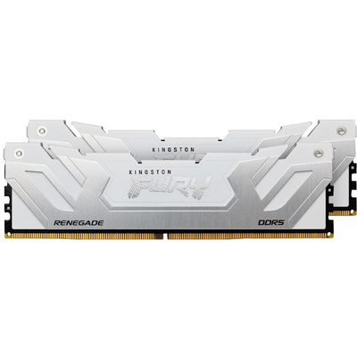 Kingston 48GB DDR5-8400MT/S CL40 CUDIMM (KIT OF 2) RENEGADE WHITE XMP