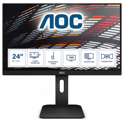 AOC X24P1 24IN IPS 1920X1200 5MS BLACK