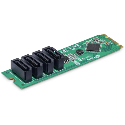 Startech.com 4-PORT M.2 TO SATA ADAPTER M.2 PCIE 3.0 TO SATA EXPANSION C