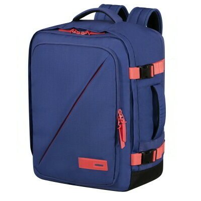 American Tourister TAKE2CABIN Casual Backpack Ms 15.6" lila/narancs kabintáska