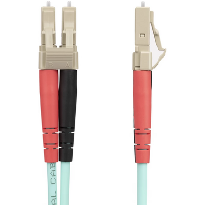 Startech.com OM4 MULTIMODE FIBER CABLE AQUA - LC/LC - 50/125 - 40/100GB