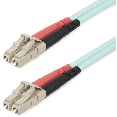 Startech.com OM4 MULTIMODE FIBER CABLE AQUA - LC/LC - 50/125 - 40/100GB