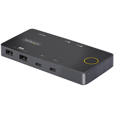 Startech.com USB-C KVM SWITCH 4K 60HZ 100W PD PASS-THROUGH