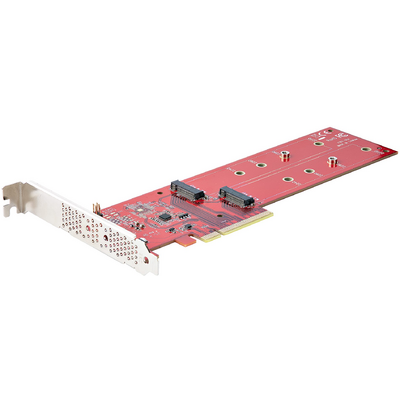 Startech.com DUAL M.2 PCIE SSD ADAPTER CARD TO DUAL NVME M.2 SSD