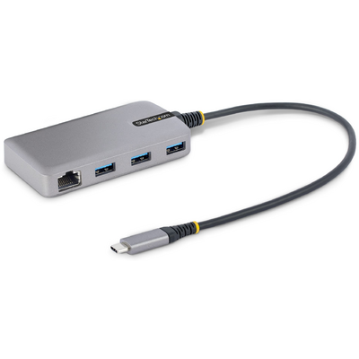 Startech.com 3-PORT USB-C HUB W/ ETHERNET 13IN WIN11P PLATINUM