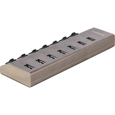 Startech.com 7-PT USB HUB W/ON/OFF SWITCHES WITH INDIVIDUAL ON/OFF SWITCHES