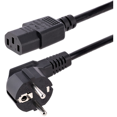 Startech.com COMPUTER POWER CORD - 3FT (1M) EU SCHUKO TO C13 18AWG