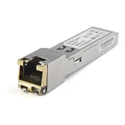 Startech.com SFP-1GE-FE-E-T COMP SFP MODULE - COPPER TRANSCEIVER