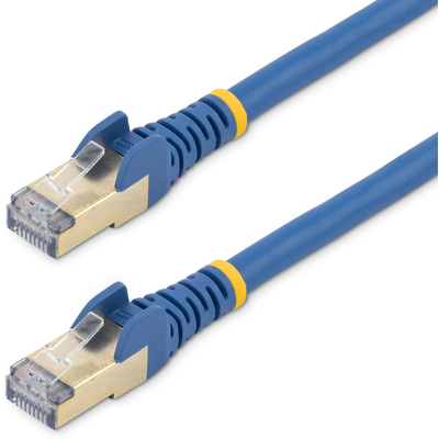 Startech.com 5M CAT6A ETHERNET CABLE BLUE BLUE - SHIELDED COPPER WIRE