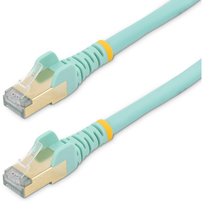 Startech.com 7M CAT6A ETHERNET CABLE AQUA AQUA - SHIELDED COPPER WIRE