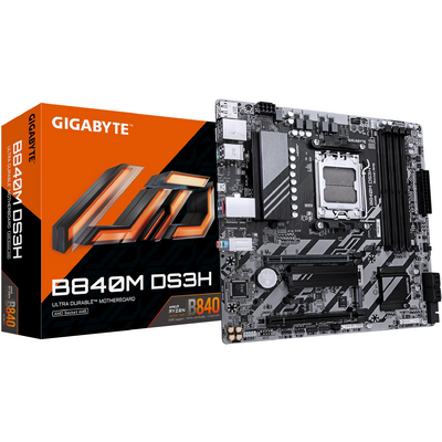 GIGABYTE Alaplap AM5 B840M DS3H AMD B840, mATX