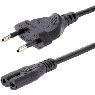 Startech.com LAPTOP POWER CORD - 18 AWG EU PLUG TO C7 - 18AWG