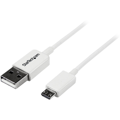 Startech.com 0.5M WHITE USB / MICRO USB CBL