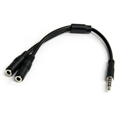 Startech.com HEADSET ADAPTER - STEREO / MIC