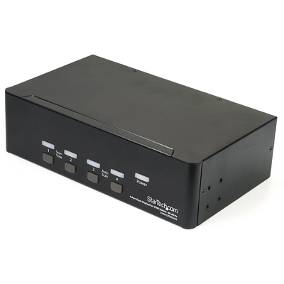 Startech.com 4PT DUAL DP KVM SWITCH 4K60 KVM SWITCH - 4K60 - 4 PORT