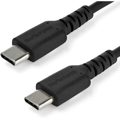 Startech.com 1 M USB C CABLE - BLACK HIGH QUALITY ARAMID FIBER