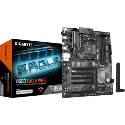 GIGABYTE Alaplap AM4 B550 EAGLE WIFI6 AMD B550, ATX