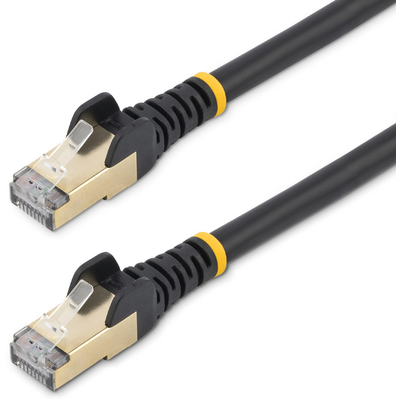 Startech.com 10M CAT6A ETHERNET CABLE BLACK BLACK - SHIELDED COPPER WIRE