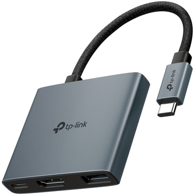 TP-LINK USB Type-C HUB 3 portos 1xHDMI + 1xPD 100W + 1xUSB(5Gpbs), UH3020C