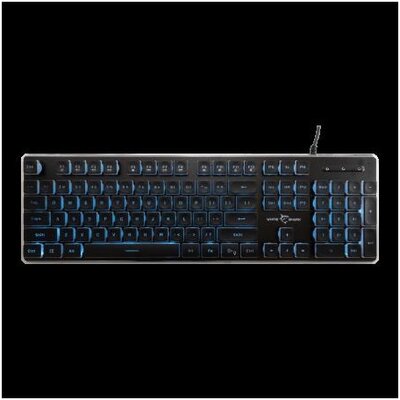 WHITE SHARK TACHI-B/US WS GK-003141B-US gamer billentyűzet, 104 gomb fekete (angol)