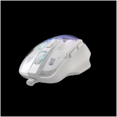 BARACUDA ANGLERFISH-W BC BGM-062W gamer egér fehér/ 7200 dpi 7D , RGB