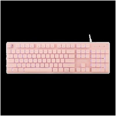 WHITE SHARK TACHI-P/US WS GK-003441P-US gamer billentyűzet, 104 gomb pink (angol)