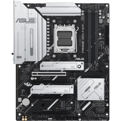 Asus Alaplap - AMD PRIME X870-P WIFI AM5 (X870, ATX, 4xDDR5 8000+MHz, 2xSATA3, 4x M.2, HDMI+USB4)