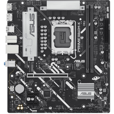 Asus Alaplap - Intel PRIME B860M-K s1851 (B860, 2xDDR5 8800+MHz, 4xSATA3, 2xM.2, HDMI+DP)