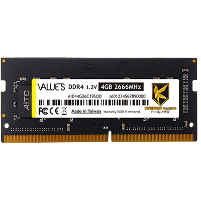 Kingsman Memória Notebook - 16GB DDR4 (3200Mhz, CL22, 1.2V)
