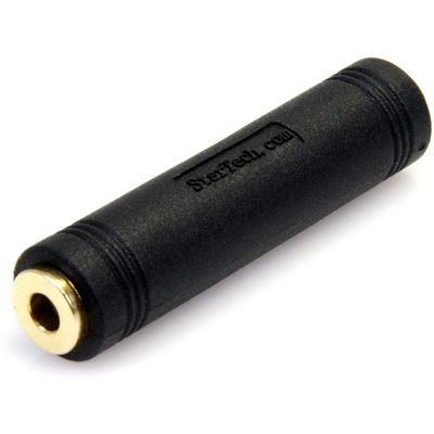 Startech.com 3.5MM TO 3.5 MM AUDIO COUPLER FEMALE TO FEMALE