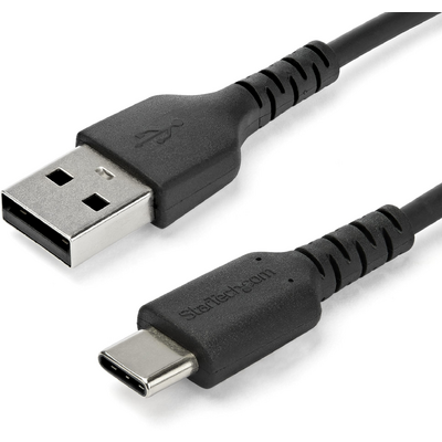 Startech.com 1 M USB 2.0 TO USB C CABLE CABLE BLACK ARAMID FIBER