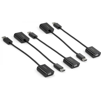 Startech.com DISPLAYPORT TO VGA ADAPTER 5PK 1920X1200 - MONITOR DONGLE - 5PK