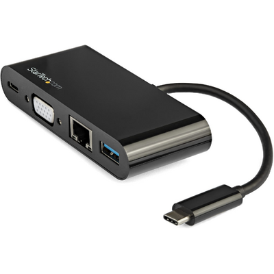 Startech.com USB C VGA MULTIPORT ADAPTER USB PD CHARGING 60W USB 3.0 GBE