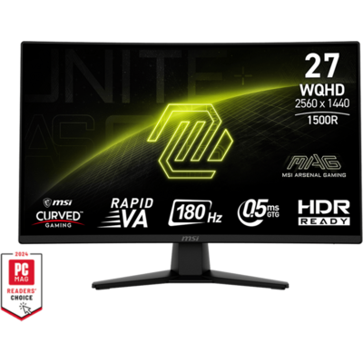 MSI Monitor GAMING MAG 274CQF 27" Rapid VA WQHD 2560x1440 16:9 5000:1 180Hz 0,5ms 2x HDMI, DP, Black