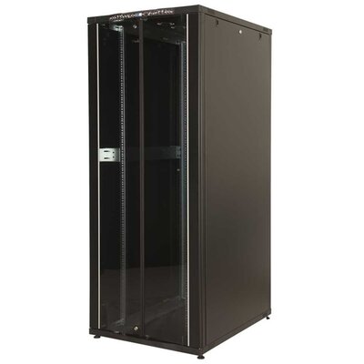 Lande LN-CK42U6010-BL CK 19" 42U 600x1000 fekete álló rack szekrény