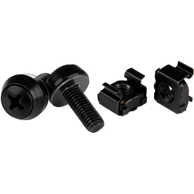 Startech.com 100 PKG M6 MOUNTING SCREWS M6X12MM SCREWS BLACK