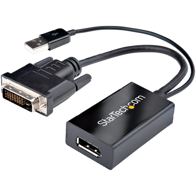 Startech.com DVI TO DISPLAYPORT ADAPTER TO DISPLAYPORT CONVERTER