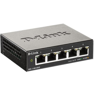 D-Link DGS-1100-05v2 5port GbE LAN Smart switch